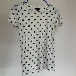 J.Crew multi polka-dot T-shirt
